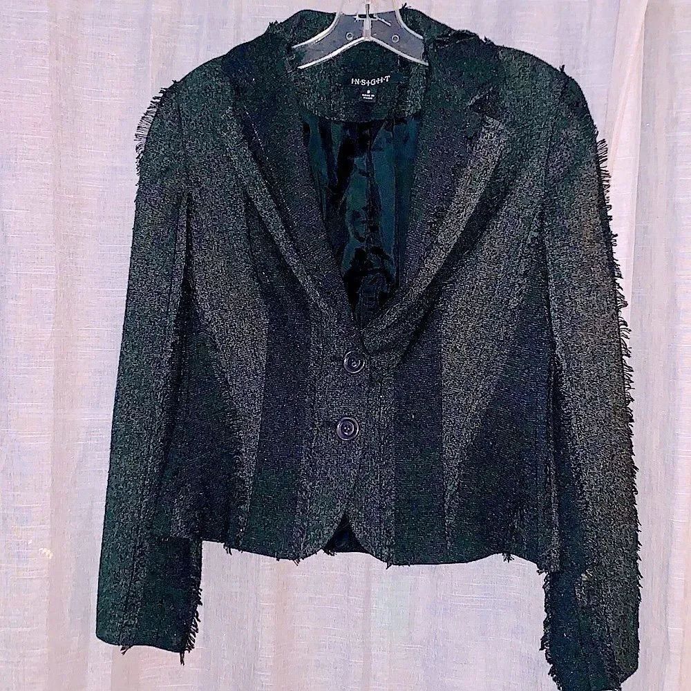 Insight Black and Grey Blazer